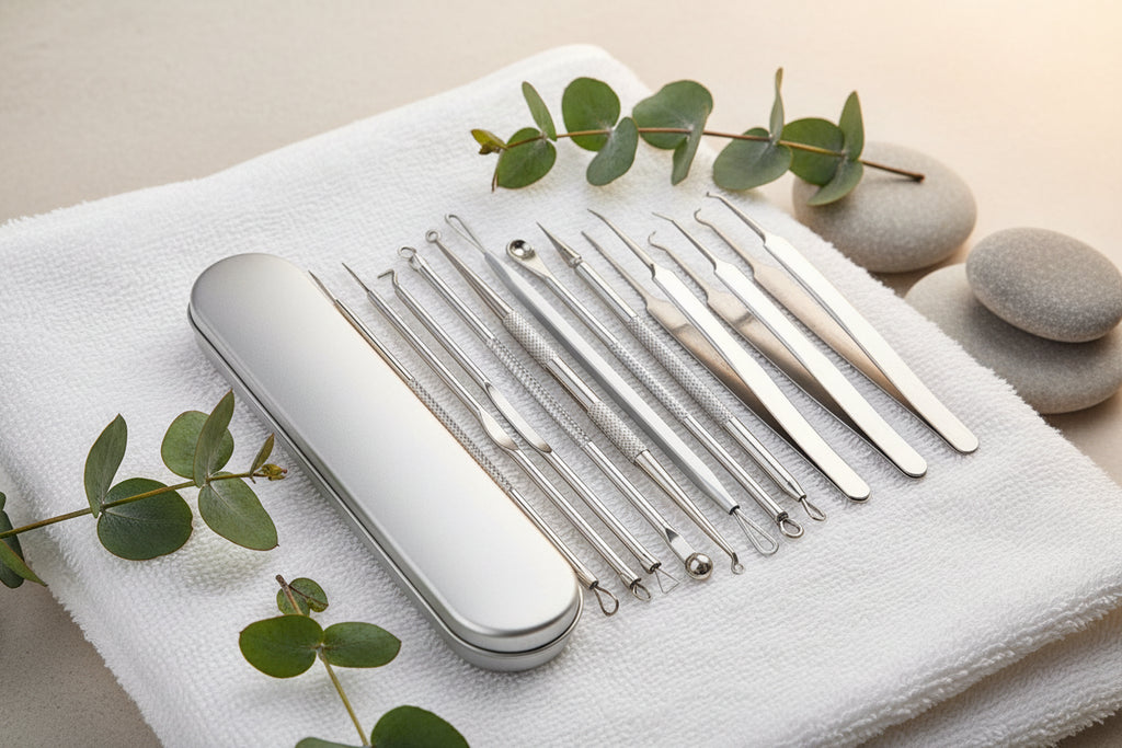 Blackhead & Blemish Extraction Kit — Stainless Steel Deep Pore Cleansing Tools for Clear Skin